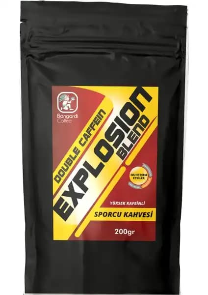 Bongardi Coffee Sporcu Kahvesi Explosion Blend 200g Yoğun Enerji ve Güç Kaynağı