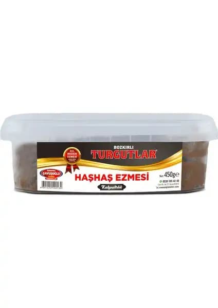 Bozkırlı Çavuşoğlu 450g Doğal ve Taze Haşhaş Ezmesi Sağlıklı Lezzet Alternatifi