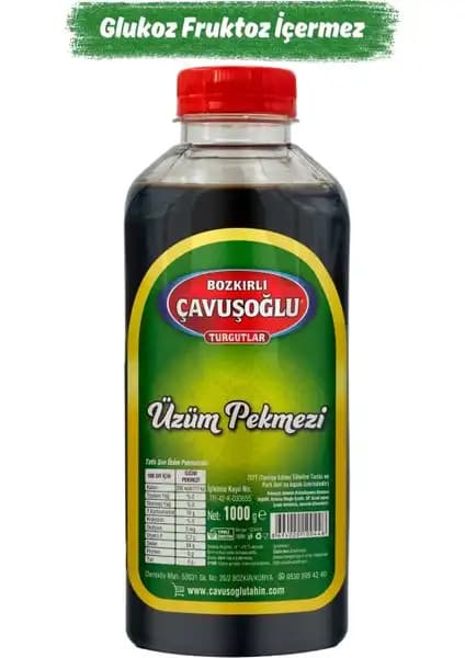 Bozkırlı Çavuşoğlu Doğal Üzüm Pekmezi Sağlıklı ve Geleneksel Tatlandırıcı Alternatifi
