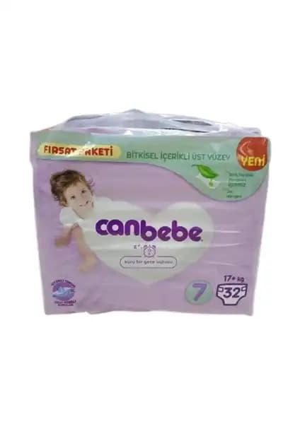 Canbebe Fırsat Paketi Ext-Ext Larg 7 Numara Bebek Bezi Güvenilir ve Konforlu Çözüm