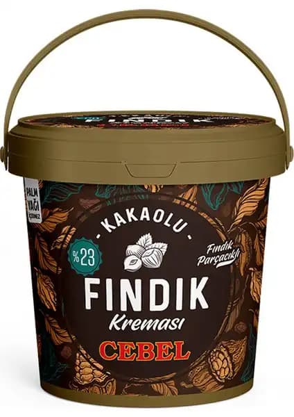Cebel Fındık Parçacıklı Kakaolu Fındık Kreması 900g kaliteli ve lezzetli kahvaltı ve tatlı seçenekleri için ideal