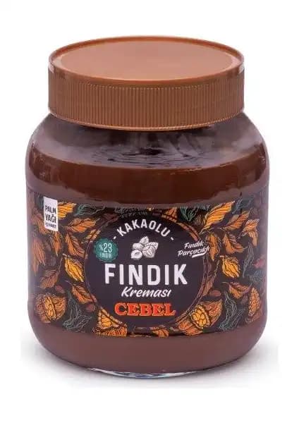 Cebel Fındık Parçacıklı Kakaolu Fındık Kreması: Yoğun Fındık Aroması ve Doğal Lezzet