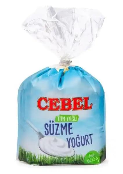 Cebel Süzme Yoğurt 900 Gr Tam Yağlı Doğal Lezzet ve Sağlık İçin Tercih Edilir