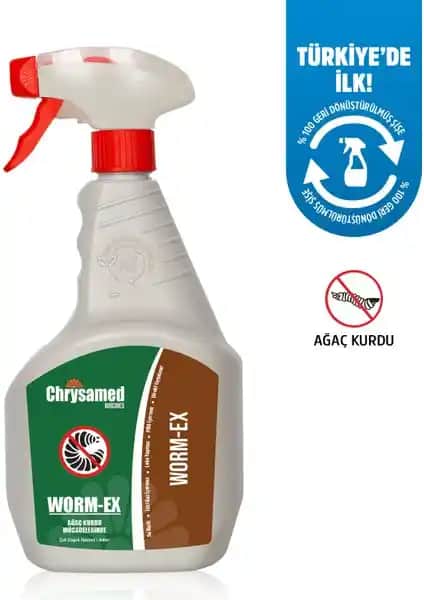 Chrysamed Worm-Ex Tahta ve Ahşap Zararlılarıyla Etkili Mücadele Çözümü