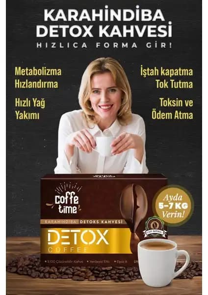 Coffe Time Hindiba Kahve Detox Formu: Doğal İçeriğiyle Kilo Kontrolü ve Detox Destekçisi
