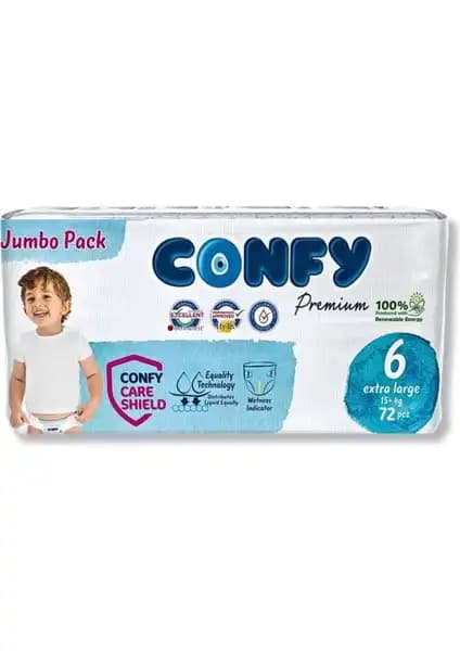 Confy Premium 6 Numara Bebek Bezi: Konfor ve Güvenliğin Modern Çözümü