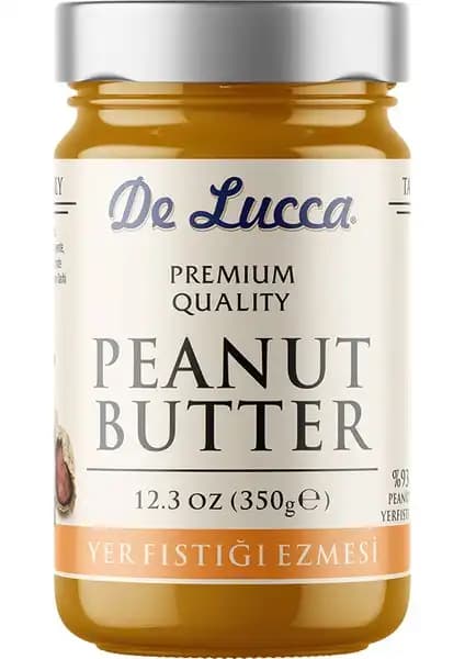 De Lucca %93 Yer Fıstığı Ezmesi 350g Sağlıklı ve Katkısız Atıştırmalık Seçeneği