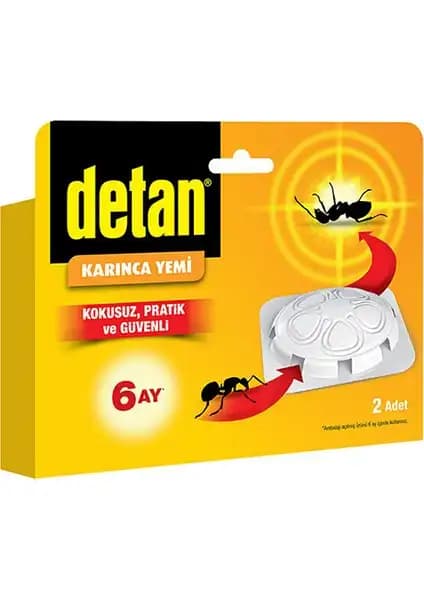 Detan 2 Li Kokusuz Karınca Yemi: Güvenli ve Etkili Uzun Süreli Karınca Kontrolü