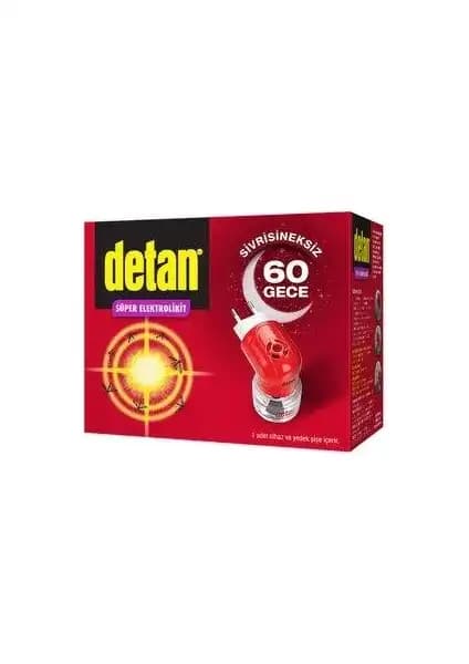 Detan 60 Gece Elektrolikit Cihazı ile Güvenli ve Etkili Böcek Kontrolü Çözümü