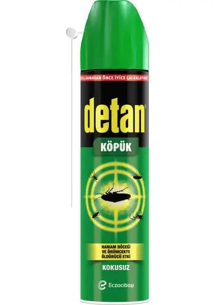 Detan Köpük Böcek Spreyi Kokusuz 275 ml ile Güvenli ve Etkili Haşere Kontrolü