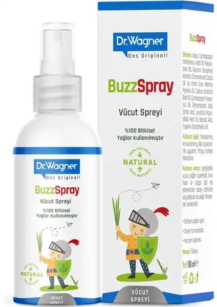 Dr. Wagner Buzzspray Sivrisinek ve Kene Kovucu Vücut Spreyi Doğal ve Güvenli Koruma Çözümü