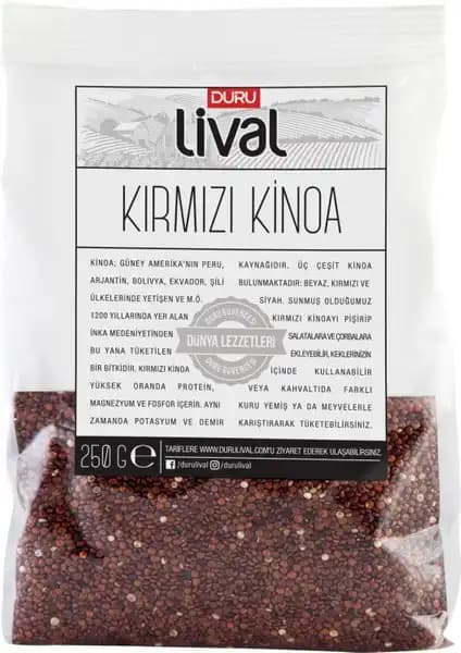 Duru Lival Kırmızı Kinoa 250g: Sağlıklı ve Besleyici Alternatif Gıda Ürünü Tanıtımı