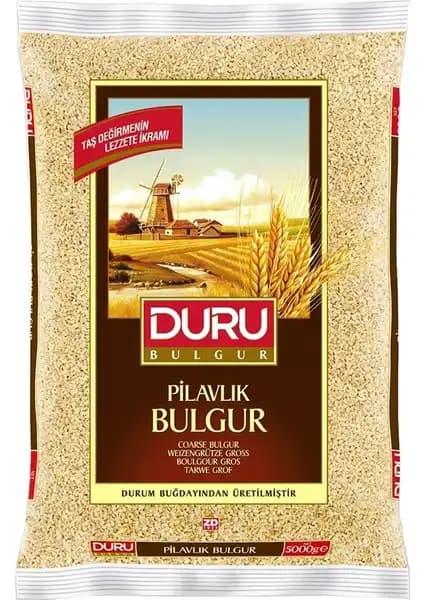 Duru Pilavlık Bulgur 5000gr Kaliteli ve Lezzetli Türk Mutfağı İçin Uygun Ürün