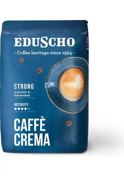 Eduscho Caffè Crema Strong: Almanya Menşeli Orta Kavrulmuş Aromatik Kahve Ürünü