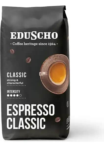 Eduscho Espresso Classic Kahve: Yoğun ve Aromatik Kavrulmuş Çekirdek Kahve