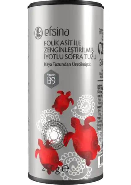 Efsina Folik Asitli Kaya Tuzu 250 G Sağlıklı ve Lezzetli Alternatif