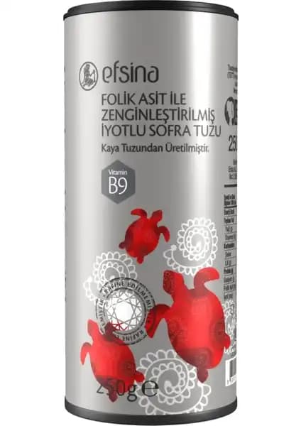 Efsina Folik Asitli Kaya Tuzu 250 G Sağlıklı ve Lezzetli Alternatif