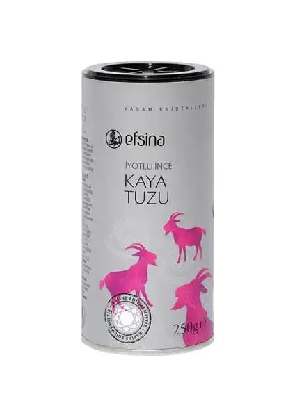 Efsina Kaya Tuzu 250g Doğal Mineral Zengini ve Sağlıklı Mutfak İçin Ideal Tercih