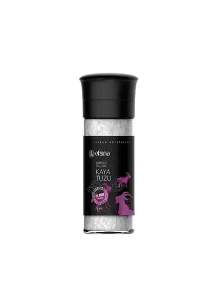 Efsina Kaya Tuzu Sofrada Öğütme 110 Gr Doğal ve Sağlıklı Kristal Kaya Tuzu
