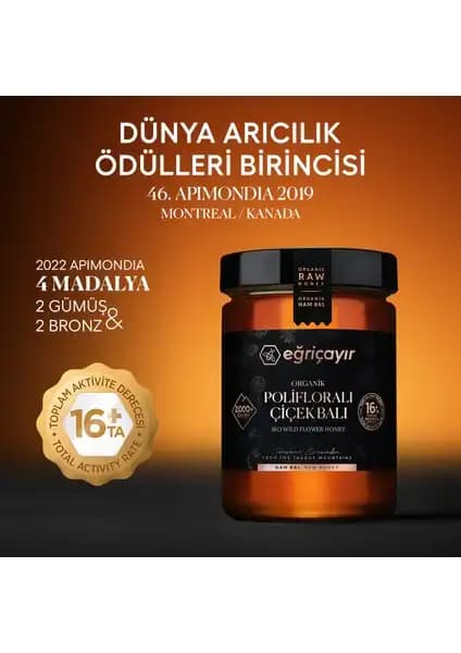 Eğriçayır Polifloralı Organik Çiçek Balı: Doğal ve Yüksek Kaliteli Bal Seçeneği