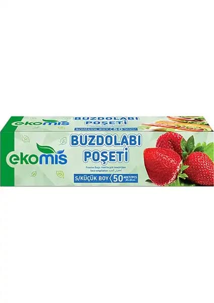 Ekomis Küçük Boy Buzdolabı Poşeti: Pratik ve Hijyenik Saklama Çözümü