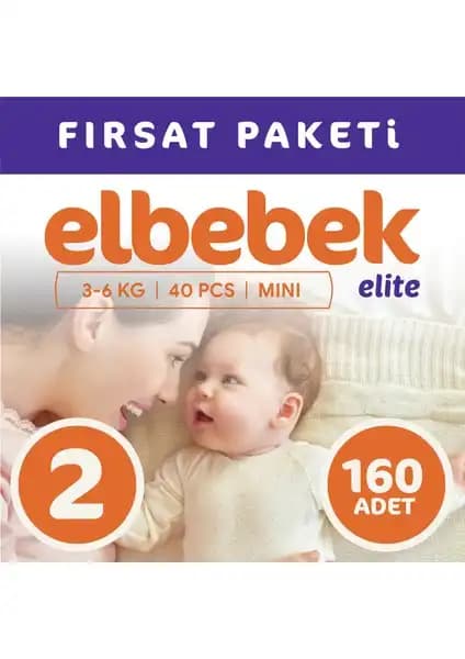 Elbebek Elite Bebek Bezi 2 Numara Mini: Yüksek Emicilik ve Konfor Sağlayan Güvenilir Bebek Bezi