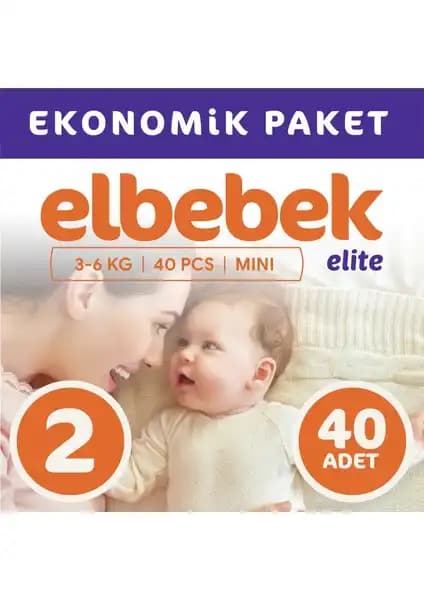 Elbebek Elite Bebek Bezi 2 Numara Mini: Yüksek Emicilik ve Konfor Sunan Güvenilir Bebek Bezi