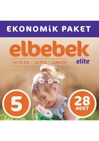Elbebek Elite Bebek Bezi 5 Numara Junior: Güvenilir ve Konforlu Bebek Bakım Ürünü