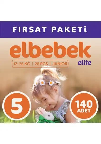 Elbebek Elite Bebek Bezi 5 Numara Junior: Güvenilir ve Konforlu Bebek Bezi Seçeneği