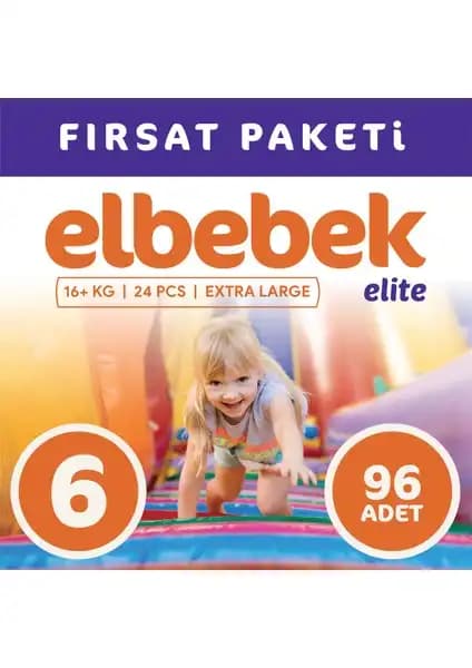 Elbebek Elite Bebek Bezi 6 Numara X Large Güvenilir ve Konforlu Bebek Bezi Ürün Özellikleri