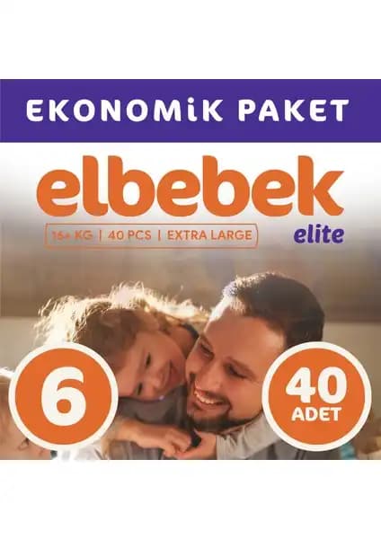 Elbebek Elite Bebek Bezi 6 Numara X Large: Güvenli ve Konforlu Bebek Bezi Çözümü