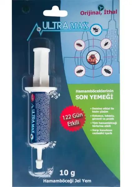 Entokim Ultramax Hamamböceği Jeli: Uzun Süreli ve Güvenilir Haşere Kontrol Çözümü
