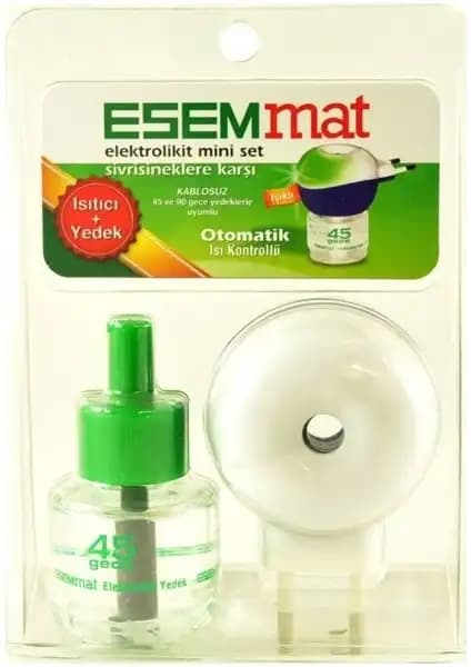 Esemmat Sivrisineklere Karşı Elektrolikit Mini Set: Güvenli ve Etkili Koruma Çözümü
