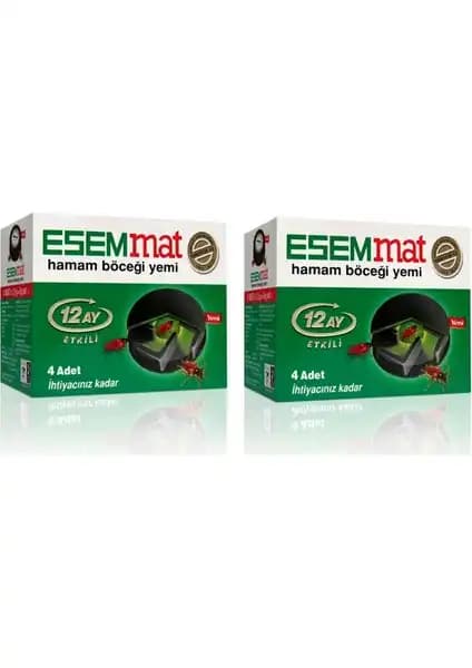 Esemmet 12 Ay Etkili Hamam Böceği Yemi Güvenli ve Uzun Süreli Böcek Kontrolü Sağlar