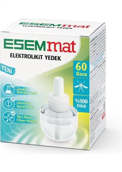 Esetmat Elektrolikit Sinek Öldürücü 60 Gece Etkili ve Güvenilir Koruma Çözümü