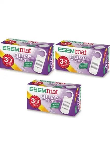 Esmmet Güve Stop 3'lü Set ile Güve ve Böcek Koruma Çözümü