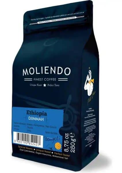 Etiyopya Djimmah Kahvesi: Zengin Aroması ve Dengeli Tat Profiline Sahip Kahve