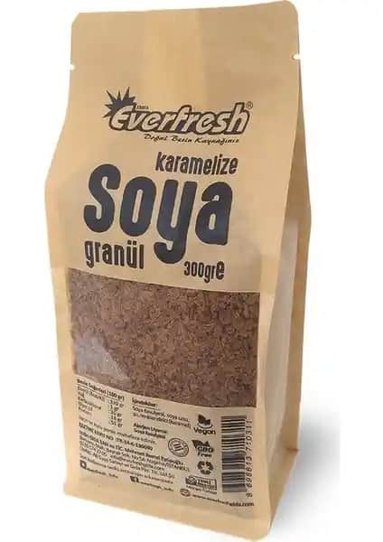 EverFresh Karamelize Soya Granül Sağlıklı ve Lezzetli Bitkisel Protein Alternatifi