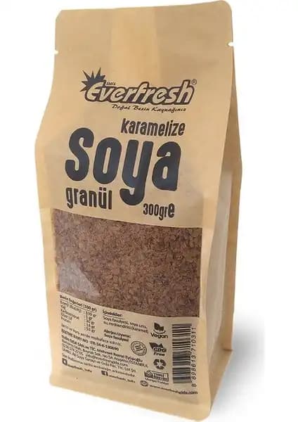 EverFresh Karamelize Soya Granül Sağlıklı ve Lezzetli Bitkisel Protein Alternatifi