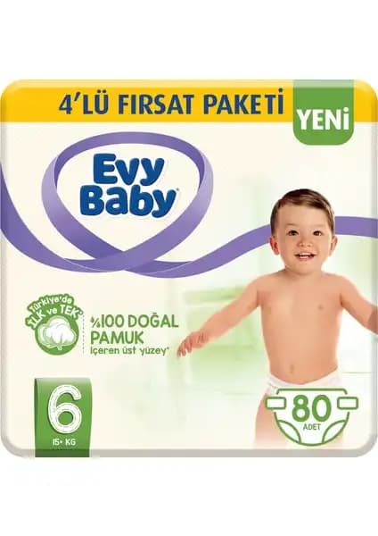 Evy Baby Bebek Bezi 6 Beden Ekstra Large: Güvenli ve Konforlu Bebek Bezi Seçenekleri