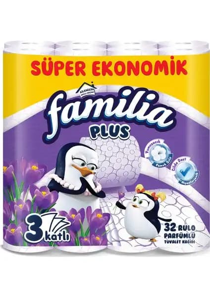 Familia Kokulu Tuvalet Kağıdı 32'li - Yüksek Kalite ve Ferahlatıcı Kokuyla Günlük Hijyen