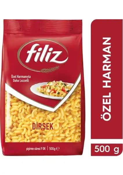 Filiz 500 Gr Makarna Dirsek: Dayanıklı ve Lezzetli Pratik Makarna Seçeneği