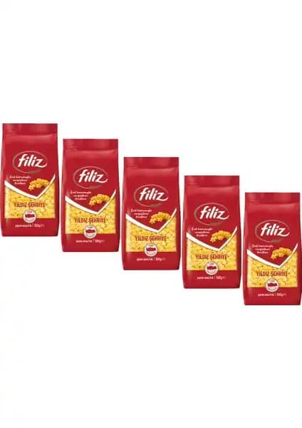 Filiz Yılz Şehriye 500 Gr x 5 Paket Pratik ve Lezzetli Yemekler İçin Uygun