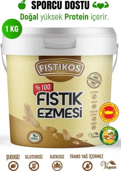Fıstıkos Şekersiz Yer Fıstığı Ezmesi: Doğal ve Sağlıklı Beslenme İçin Idealdir