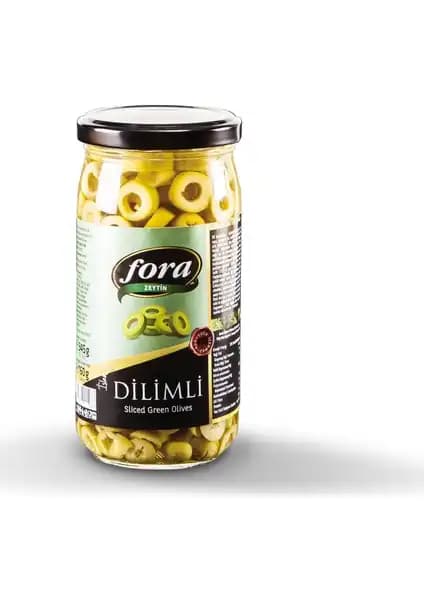 Fora Dilimli Yeşil Zeytin Kavanoz 160 Grasıyla Sağlıklı ve Pratik Lezzet