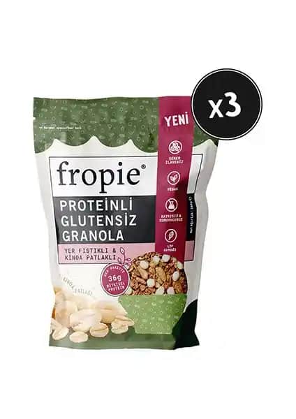 Fropie Proteinli Glutensiz Granola Sağlıklı ve Doğal Atıştırmalık Seçeneği