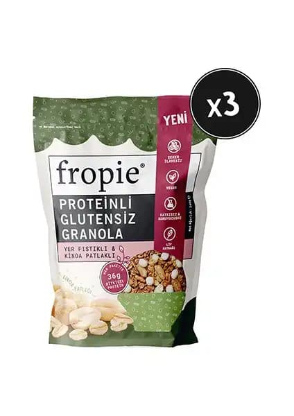 Fropie Proteinli Glutensiz Granola Sağlıklı ve Doğal Atıştırmalık Seçeneği