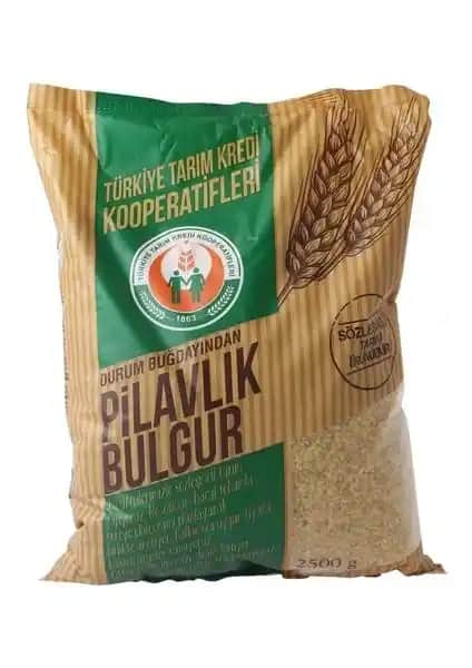 Geleneksel ve Doğal Yöntemlerle Üretilmiş Tarım Kredi Pilavlık Bulgur 2.5 kg