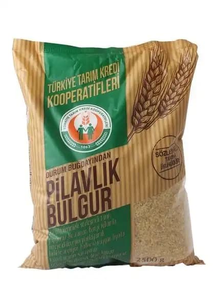 Geleneksel ve Doğal Yöntemlerle Üretilmiş Tarım Kredi Pilavlık Bulgur 2.5 kg