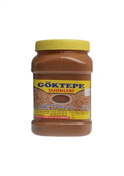 Göktepe Kepeksiz Bozkır Tahini 1 Kg Doğal ve Lezzetli Susam Tahini Ürünü